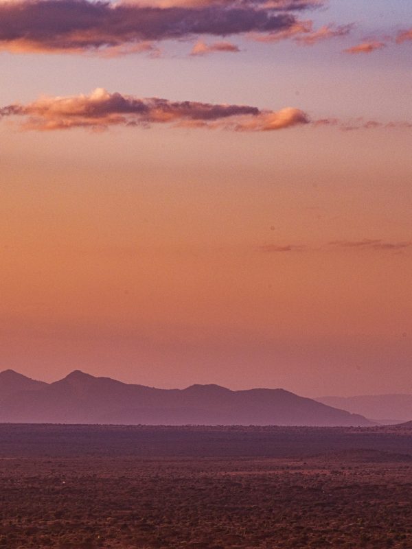 Chyulu Hills National Park Mountain Range Road Highway Kenya East Africa